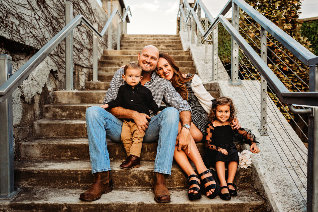 Tyler Pencek, Hannah Pencek and family